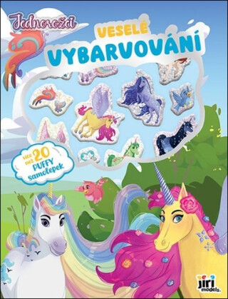 Veselé vybarvování se super samolepkami Jednorožci - Neuveden