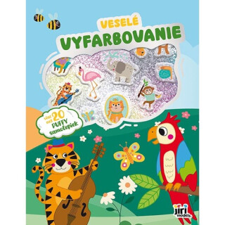 Veselé vyfarbovanie so super samolepkami Zvieratká - 
