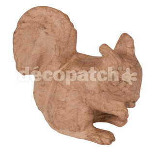 Veverka z papírové hmoty - 