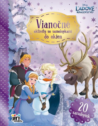 Vianočné aktivity so samolepkami na okná Ľadové kráľovstvo - 