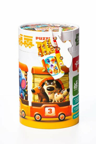 Vlak 94 cm : naučné puzzle 20 dílků - neuveden