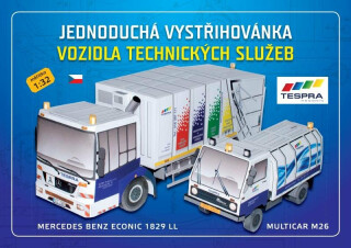 Jednoduchá vystřihovánka Vozidla technických služeb - neuveden