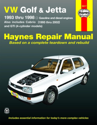 VW Golf, GTI and Jetta (93-98) and VW Cabrio (95-02) petrol & diesel Haynes Repair Manual (USA) - Haynes Publishing
