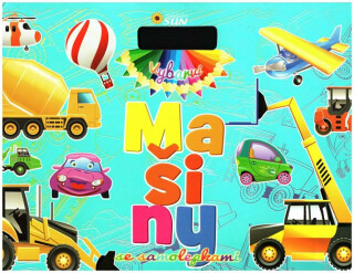 Vybarvi Mašiny se samolepkami (poškozené) - neuveden
