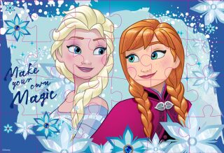 Vybarvující puzzle Frozen, 50 x 35 cm (48 Pcs.) - neuveden