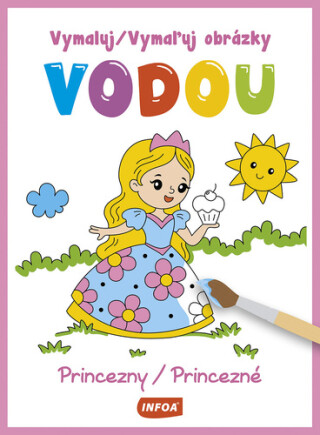 Vymaluj/Vymaľuj obrázky vodou Princezny/Princezné - 