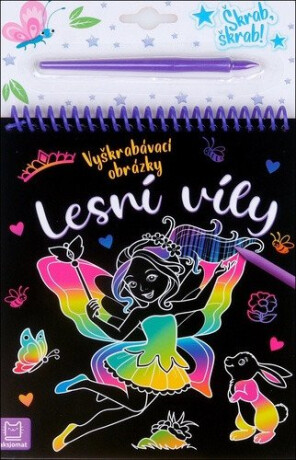 Vyškrábavací obrázky - Lesní víly - Marzena Ćwik,Macurová Andrea
