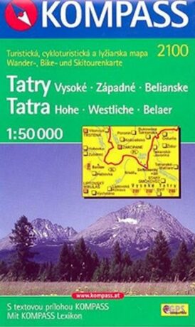Tatry Vysoké,  Západné,  Belianské 1:50 000 - neuveden