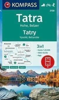 Vysoké Tatry, Belaer, Tatry, Vysoké, Belianske 1:25 000 / turistická mapa 2130 - 