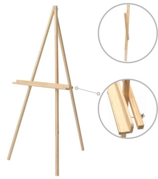 Výstavní stojan borový 125cm - 