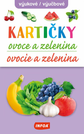 Výukové karty - Ovoce a zelenina - 