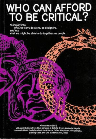 Who can afford to be critical? - 