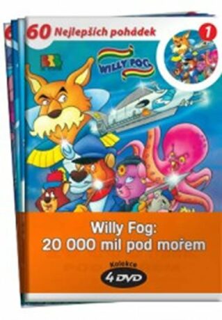 Willy Fog: 20.000 mil pod mořem - kolekce 4 DVD - Jules Verne