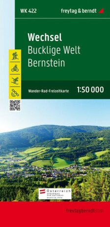 WK 422 Wechsel, Bucklige Welt, Bernstein 1:50 000 / turistická mapa - neuveden
