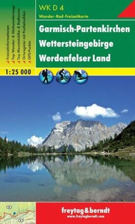 WKD 4 Garmisch-Partenkirchen, Wettersteingebirge, Werdenfelser Land 1:25 000 / turistická mapa - neuveden