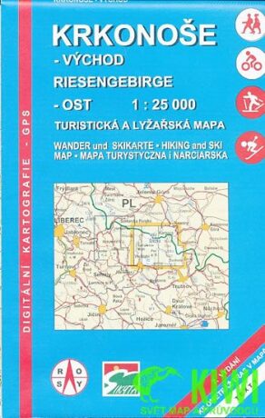 WKK Krkonoše východ 1:25 000 ROSY / turistická mapa - neuveden