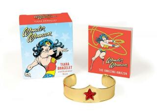 Wonder Woman Tiara Bracelet and Illustrated Book - Matthew K. Manning