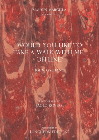 WOULD YOU LIKE TO TAKE A WALK WITH ME...OFFLINE? - John Galliano