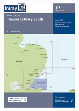 Y7 Thames Estuary South (Small Format) - Imray G Series