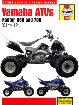 Yamaha Raptor 660 & 700 ATVs (01 - 12) Haynes Repair Manual - Alan Ahlstrand