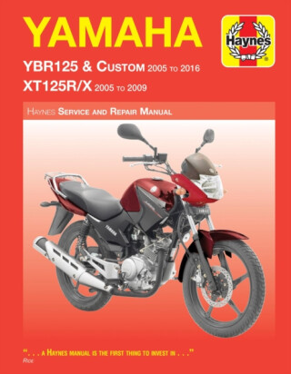 Yamaha YBR125 (05 - 16) & XT125R/X (05 - 09) Haynes Repair Manual - Phil Mather