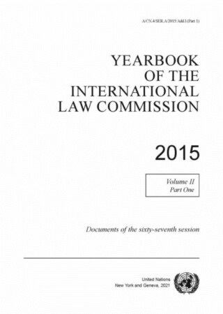 Yearbook of the International Law Commission 2015 - United Nations: International Law Commission