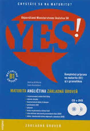 YES! Angličtina - nová maturita - základná úroveň + DVD + CD (B1) - Andrea Billíková,Soňa Kondelová
