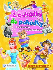 Z pohádky do pohádky - omalovánky se samolepkami (žlutá) - neuveden