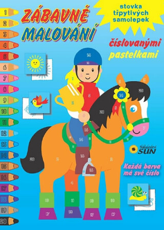 Zábavné malování číslovanými pastelkami (poškozená) - neuveden