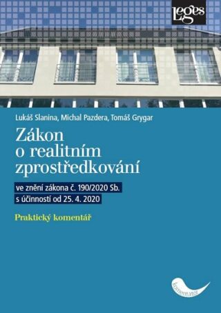 Zákon o realitním zprostředkování - Tomáš Grygar,Lukáš Slanina,Michal Pazdera