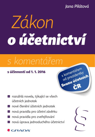 Zákon o účetnictví - Jana Pilátová