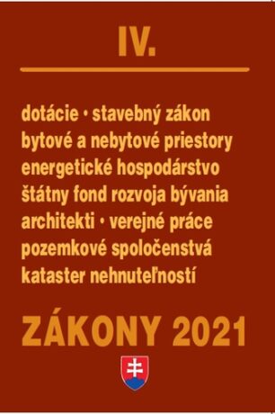 Zákony IV/2021 - 