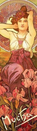 Záložka Alfons Mucha – Ametyst - neuveden