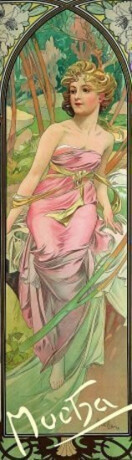 Záložka Alfons Mucha – Probuzení rána - neuveden