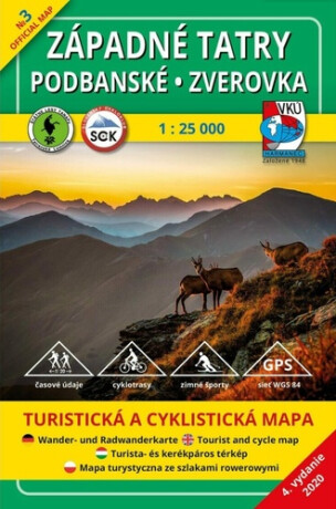 Západné Tatry - Podbanské - Zverovka 1:25 000 - 