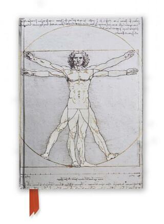 Zápisník Da Vinci: Vitruvian Man (Foiled Journal) - 
