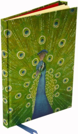 Zápisník Flame Tree Peacock in Blue & Green - 