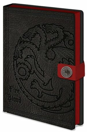 Zápisník Premium Game of Thrones - Targaryen A5 - neuveden