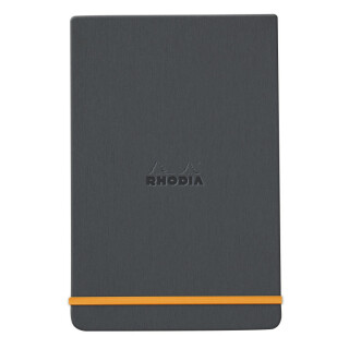 Zápisník Rhodia s pevnými deskami 9x14cm – Titanium - 