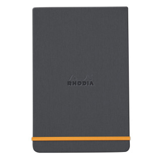 Zápisník Rhodia s pevnými deskami 9x14cm – Titanium - 