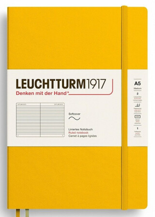 Zápisník Sunflower Softcover Medium (A5) linkovaný - -