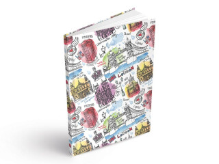 Záznamová kniha A5 MFP 100l/čtvereček ZL5105 - 