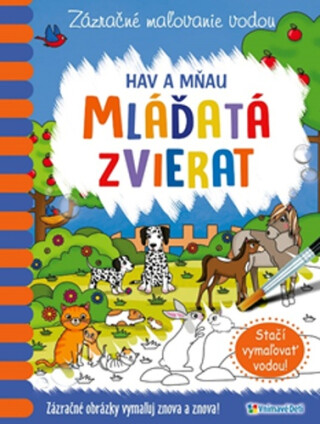 Zázračné maľovanie vodou - Mláďatá zvierat - 