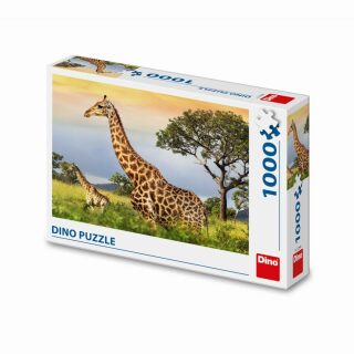 Puzzle Žirafí Rodina 1000 dílků - neuveden