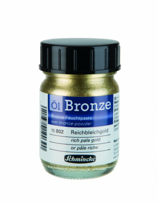 Zlaticí pasta Schmincke Oil 50ml – 802 rich pale gold - 