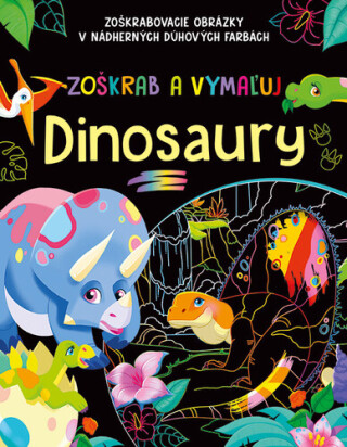 Zoškrab a vymaľuj Dinosaury - 