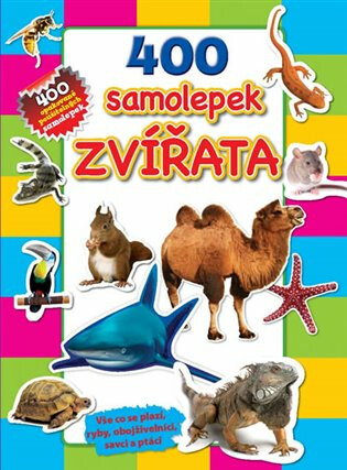 Zvířata - 400 samolepek - 