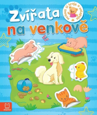 Zvířata na venkově - Mrňous si hraje a nalepuje - Agnieszka Bator,Wierzchowska Barbara