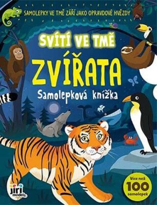Samolepková knížka - Svítí ve tmě - Zvířata - Neznámý