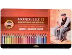 Sada akvarelových pastelek Mondeluz 72ks v plechovém obalu - 